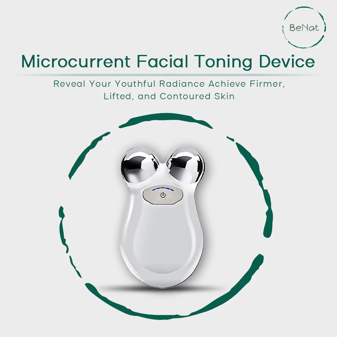 Lift, Sculpt & Glow Toolkit -Set of 3- LED Therapy, Electric Gua Sha & Microcurrent Toning Device for Radiant Skin