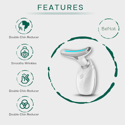 Lift, Sculpt & Glow Toolkit -Set of 3- LED Therapy, Electric Gua Sha & Microcurrent Toning Device for Radiant Skin