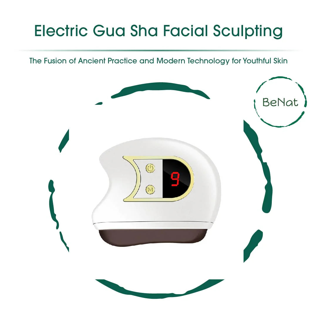 Lift, Sculpt & Glow Toolkit -Set of 3- LED Therapy, Electric Gua Sha & Microcurrent Toning Device for Radiant Skin