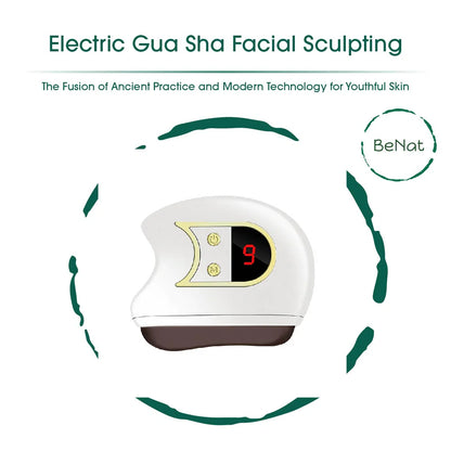 Lift, Sculpt & Glow Toolkit -Set of 3- LED Therapy, Electric Gua Sha & Microcurrent Toning Device for Radiant Skin
