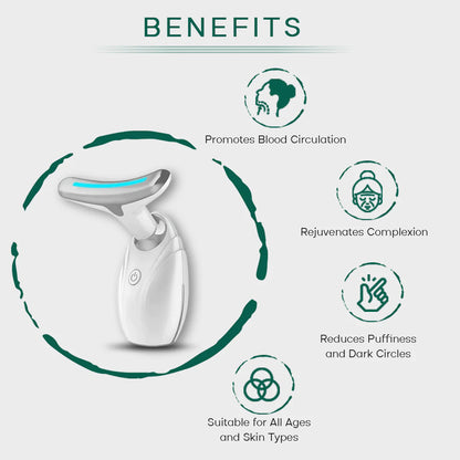 Lift, Sculpt & Glow Toolkit -Set of 3- LED Therapy, Electric Gua Sha & Microcurrent Toning Device for Radiant Skin